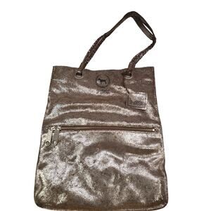 Rare Victoria's Secret PINK Vintage Purse Gold Genuine Leather HTF Collectible